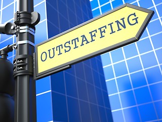 Image showing Outstaffing. Business Concept.