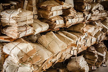 Image showing Paper Waste For Recycle 