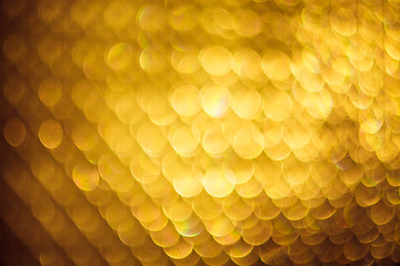 Image showing Photo Of Yellow Bokeh Lights