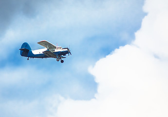 Image showing Propeller Biplane