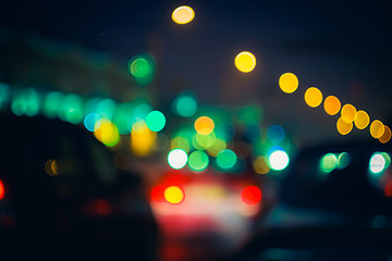 Image showing Photo Of Bokeh Lights