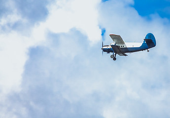 Image showing Propeller Biplane