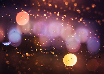 Image showing Photo Of Bokeh Lights