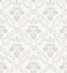 Image showing Damask seamless pattern