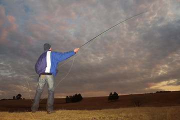 Image showing Flyfishing #1