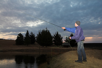 Image showing Flyfishing #28