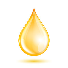 Image showing Drop of oil