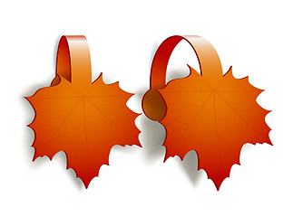 Image showing Maple Leaves advertising wobblers