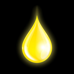 Image showing Drop of oil