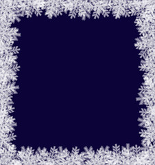 Image showing Blue winter background