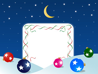 Image showing Christmas frame