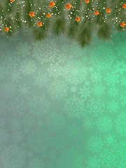 Image showing Background with christmas tree. EPS 10