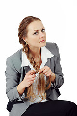 Image showing Middle age business woman