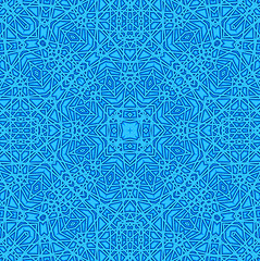 Image showing Blue abstract pattern