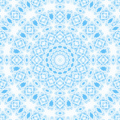 Image showing Abstract blue pattern on white