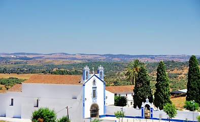 Image showing Old church at Redondo village, Portugal