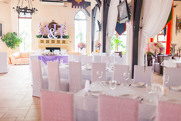 Image showing Interior of the restaurant