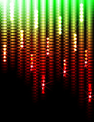 Image showing Disco lights background