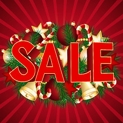 Image showing Christmas sale poster