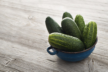 Image showing Cucumbers