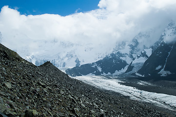 Image showing Akkem glacier on Altai