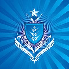 Image showing regal shield blue