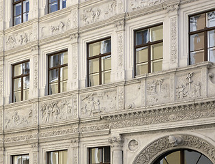 Image showing facade detail in Dresden