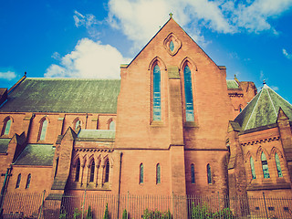 Image showing Retro looking Barony Parish Glasgow