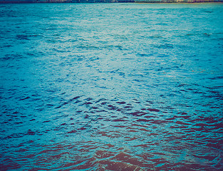 Image showing Retro look water background