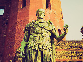 Image showing Retro look Roman statue