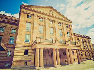 Image showing Retro look Staatstheather (National Theatre), Stuttgart