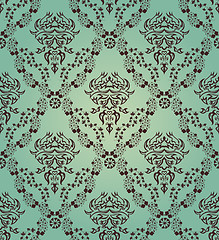 Image showing Damask seamless