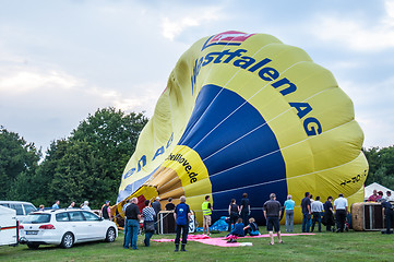 Image showing Hot air balloon festival in Muenster, Germany