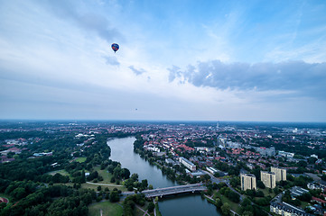 Image showing Hot air balloons over Muenster