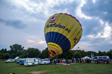 Image showing Hot air balloon festival in Muenster, Germany