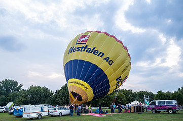 Image showing Hot air balloon festival in Muenster, Germany