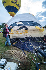 Image showing Hot air balloon festival in Muenster, Germany