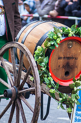 Image showing Parade of the hosts of the Wiesn