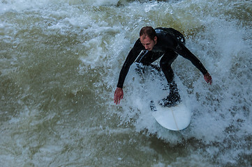 Image showing Eisbach Surfer