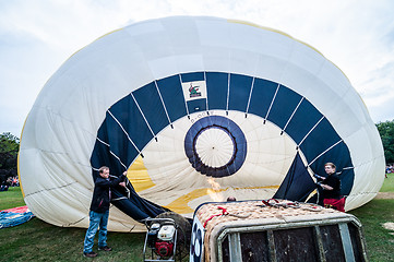 Image showing Hot air balloon festival in Muenster, Germany