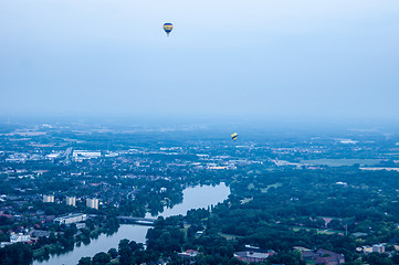 Image showing Hot air balloons over Muenster