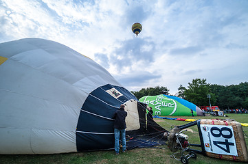 Image showing Hot air balloon festival in Muenster, Germany