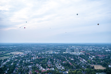 Image showing Hot air balloons over Muenster