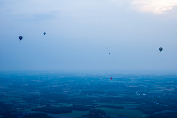 Image showing Hot air balloons over Muenster