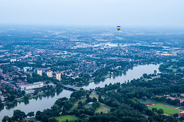 Image showing Hot air balloons over Muenster