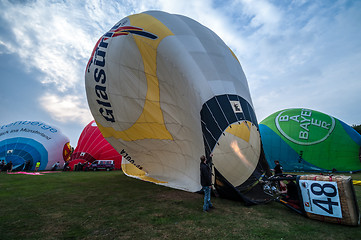 Image showing Hot air balloon festival in Muenster, Germany