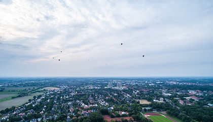 Image showing Hot air balloons over Muenster