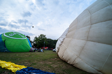 Image showing Hot air balloon festival in Muenster, Germany