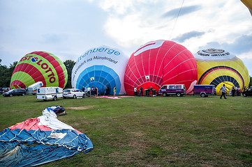 Image showing Hot air balloon festival in Muenster, Germany