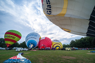 Image showing Hot air balloon festival in Muenster, Germany